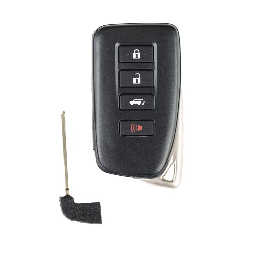 5pcs/lot Toyota Lexus SUV XM Smart Key Shell 1824 Type 4 Buttons with logo For XM Key