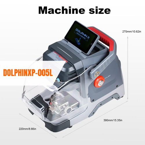 [UK/EU Ship] Xhorse Dolphin II Dolphin XP005L Automatic Key Cutting Machine with Adjustable Screen and Built-in Battery