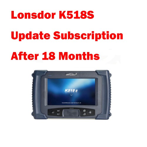 [Subscription] Lonsdor K518S Second Time Update Service of 1 Year Full Update