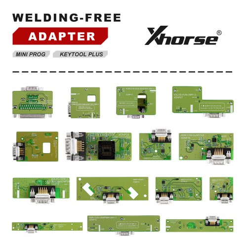 [UK/EU Ship] Xhorse Mini Prog Multi-functional Chip Porgrammer With Solder-Free Adapters and Cables Full Set XDNPP0CH 16pcs
