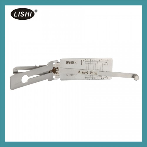 LISHI Sandblasting BW9MH 2 in1 Auto Pick and Decoder for BMW Motorcycle Tool