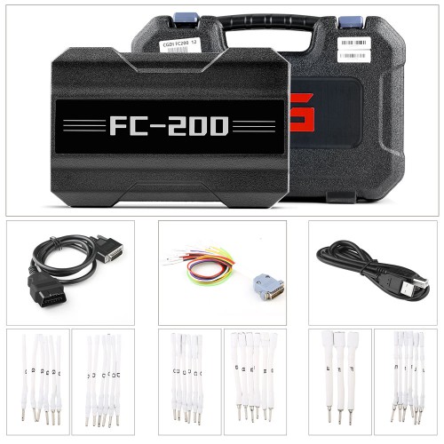 Full Package CG FC200 ECU Programmer with New Adapters Set 6HP & 8HP / MSV90 / N55 / N20 / B48/ B58/ No Need Disassembly