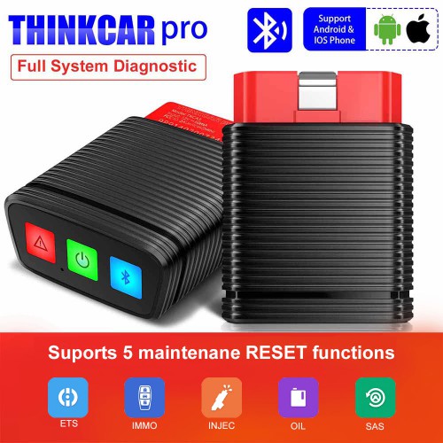 [UK/EU Ship] Thinkcar Pro Thinkdiag Mini Bluetooth OBD2 Scanner with All Brands Software License and Free 5 Reset Functions Can Replace AUTEL AP200