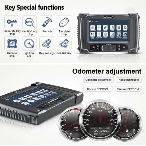 Lonsdor K518ISE K518 Key Programmer for All Makes Supports VW 4th 5th IMMO BMW FEM/BDC Toyota H Chip Free  LT20-04NJ 8A+4D Smart Key PCB
