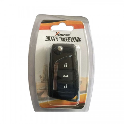 [UK/EU Ship] 5pcs/lot Xhorse XNTO00EN Wireless Remote Key Toyota Flip 3 Buttons