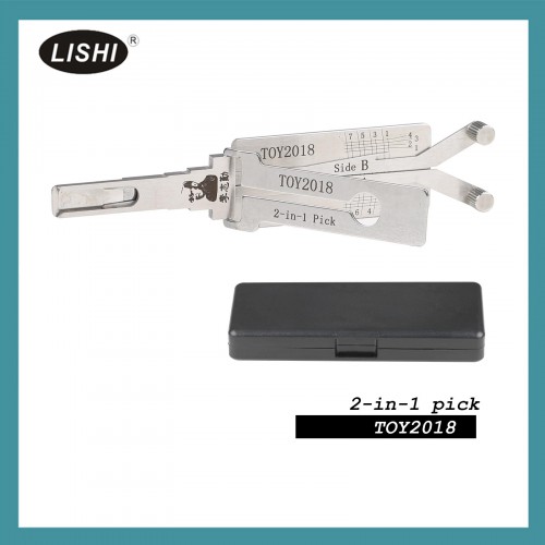 LISHI TOY2018 Vertical Milling 2018 Toyota Vertical Milling Thin Key 2-in-1 Tool