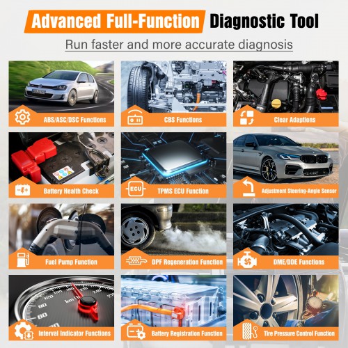New Released Launch Creader Elite For BMW Full System Full Function OBD Full Function Diagnostic Tool