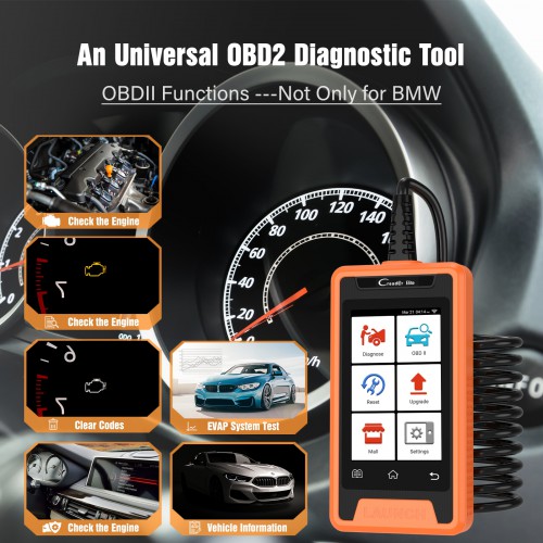 New Released Launch Creader Elite For BMW Full System Full Function OBD Full Function Diagnostic Tool