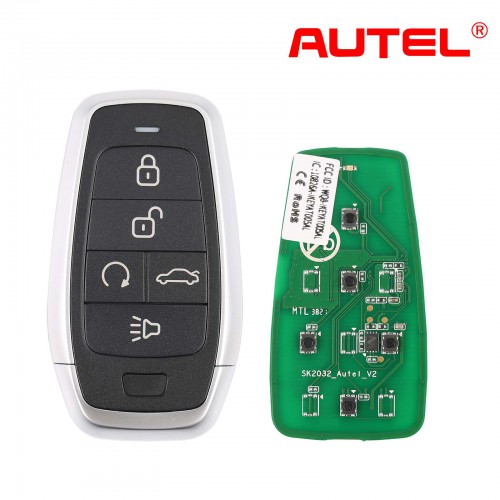 10pcs/lot AUTEL IKEYAT005BL AUTEL Independent, 5 Buttons Smart Universal Key