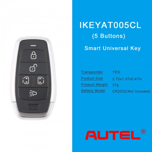 10pcs/lot AUTEL IKEYAT005CL BMW 3 Buttons Smart Universal Key