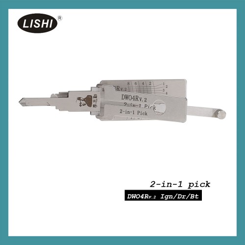 LISHI DWO4R 2-in-1 Auto Pick and Decoder For Buick (LOVA/Excelle/GL8) Chevy