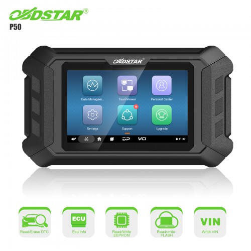 New Generation OBDSTAR P50 Airbag Reset Intelligent Airbag Reset Equipment Covers 38 Brands and Over 3000 ECU Part No.