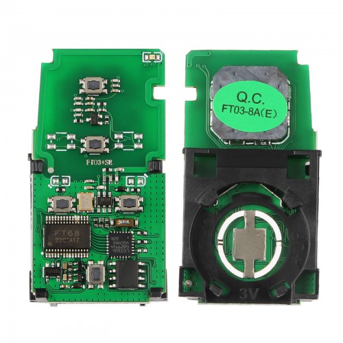 New Lonsdor P0120 8A Chip Frequency Convertible 5/6 Buttons Smart Key PCB Board for Alphard/Vellfire/Alpha MPV Car