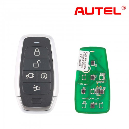 10pcs/lot AUTEL IKEYAT005DL Independent 5-Button Universal Smart Key - EV Charge / Remote Start
