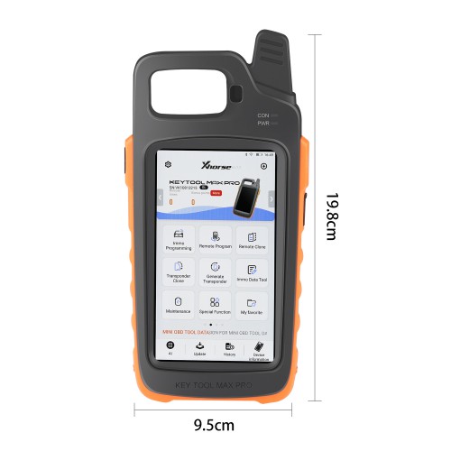[UK/EU Ship] Xhorse VVDI Key tool Max PRO With MINI OBD Tool Function Adds CAN FD Voltage and Leakage Current Functions with free Renew Cable