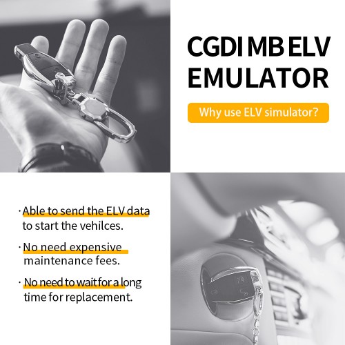 [UK/EU Ship] CGDI ELV Emulator Renew ESL for Benz 204 207 212 with CGDI MB Benz key programmer