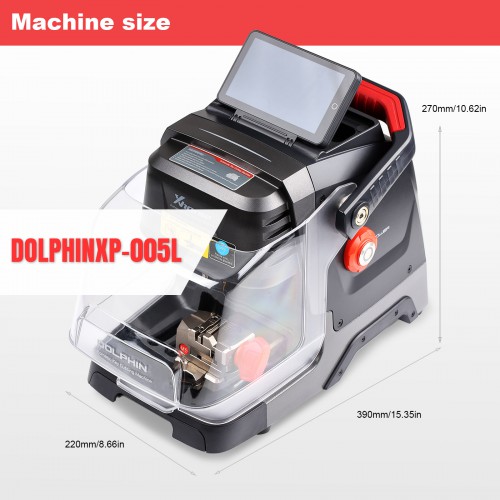 [UK/EU Ship] Xhorse Dolphin II XP-005L XP005L Automatic Key Cutting Machine for All Key Lost with Adjustable Screen and Built-in Battery