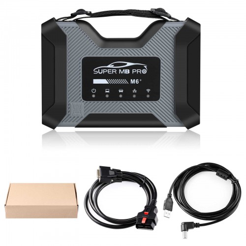 2023 Super MB Pro M6+ M6 Plus Diagnosis Tool + USB Cable + OBD2 16pin Cable Support new Model W223 C206 213 167