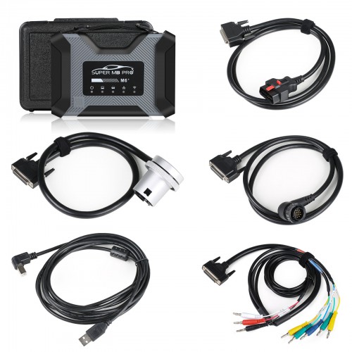 [With V2023.09 SSD] Super MB Pro M6+ Full Version DoIP Benz Diagnostic Scanner Support Wireless for Cars Trucks Support new Model W223 C206 213 167
