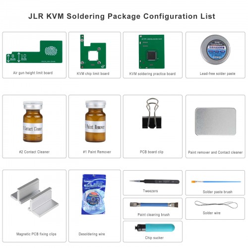 Yanhua JLR KVM Soldering Assisted Package Does not include DES Hot Air Gun and Hot Air Gun Bracket