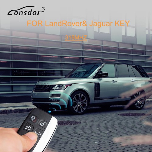 [UK Ship] Lonsdor JLR 2015-2018 Land Rover& Jaguar Smart Key 315MHZ/433MHz with JLR License 2015 - 2021 Add Key/ AKL via OBD