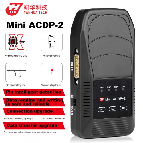 Yanhua Mini ACDP 2 ACDP-2 Key Programming Master Basic Module Supports USB and Wireless Connection No Need Soldering