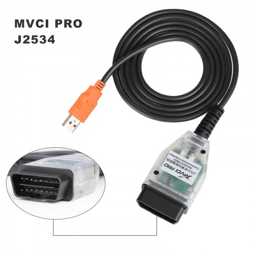 2023 New Xhorse MVCI PRO J2534 Vehicle Diagnostic Programming Cable PN：XDMVJ0