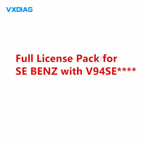 VXDIAG Full Brands Authorization License Pack for VCX SE BENZ DOIP with SN V94SE****
