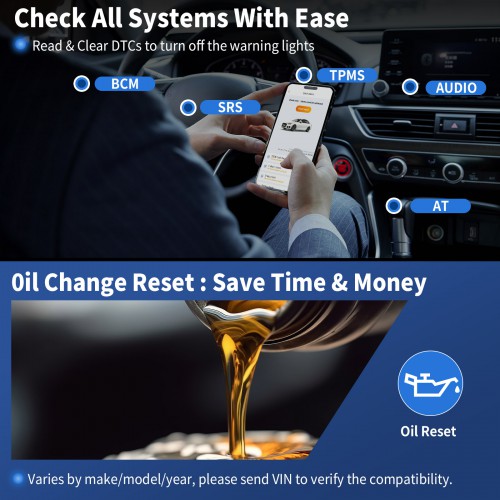 XTOOL Advancer AD20 PRO OBD2 Scanner with Maintenance Light Reset/ Battery Test Functions