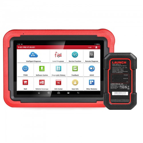 Launch X-431 PROS V5.0 Diagnostic Tool 37 Special Functions Intelligent Diagnose TPMS CAN FD and DOIP