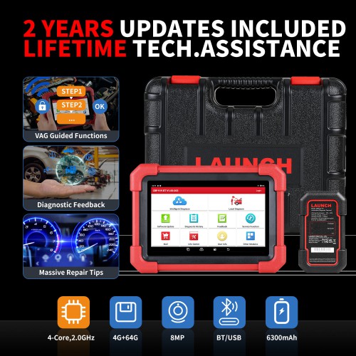 2024 Launch X431 CRP919X BT CRP919X-BT OBD2 Scanner Bi-Directional Scan Tool All System Diagnostic Scanner 31 Services CAN FD/DoIP FCA SGW