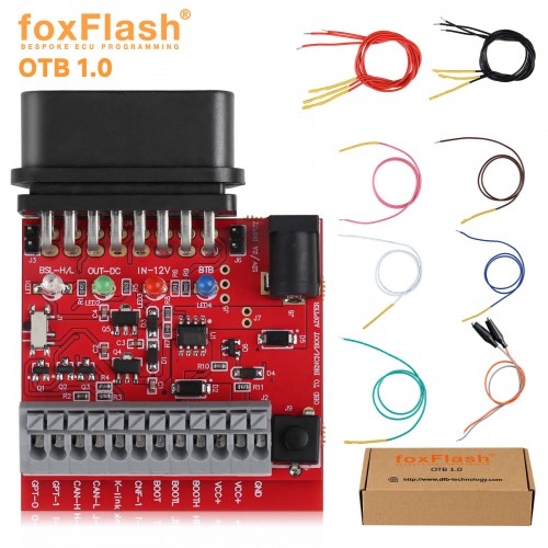 [UK/EU Ship] FoxFlash OTB 1.0 Expansion Adapter Suitable for ACM & DCM Modules Only Used with foxFlash ECU TCU Clone and Chip tuning Tool