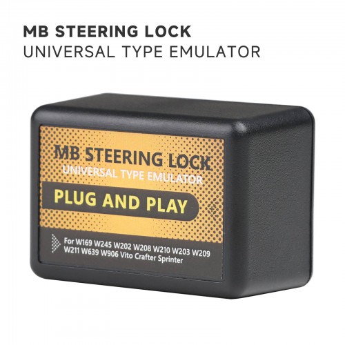 5pcs Universal Steering Lock Emulator for Mercedes-Benz W169 W245 W202 W208 W210 W203 W209 W211 W639 W906 Plug and Play