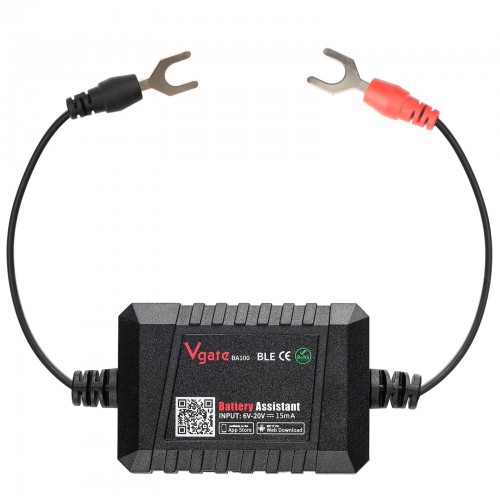 [UK Ship] Vgate Battery Assistant BlueTooth 4.0 Wireless 6~20V Automotive Battery Load Tester for Android & iOS