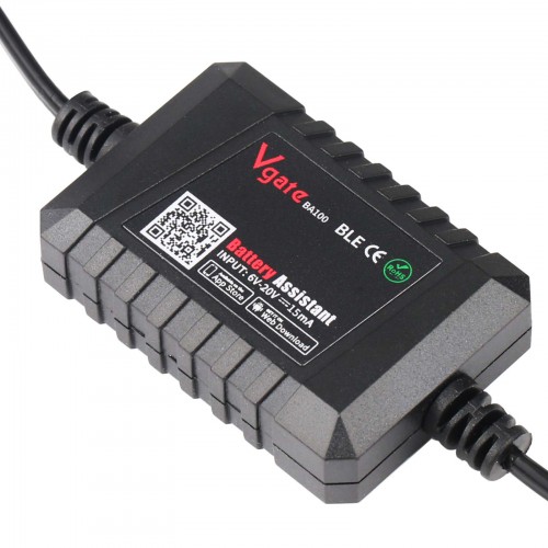[UK Ship] Vgate Battery Assistant BlueTooth 4.0 Wireless 6~20V Automotive Battery Load Tester for Android & iOS