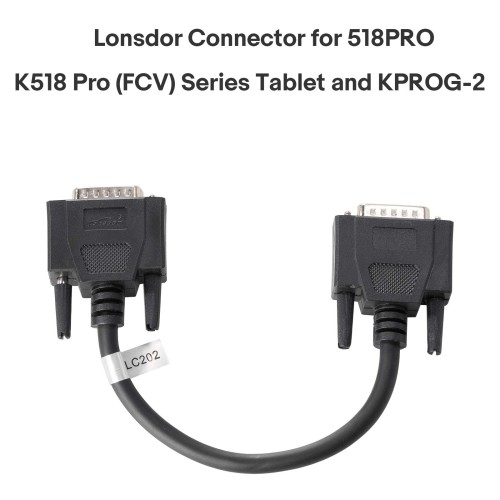Lonsdor Connector for 518PRO K518 Pro (FCV) Series Tablet and KPROG-2