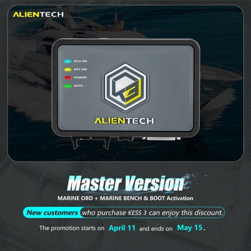 [New Users] ALIENTECH KESS3 V3 Master Version MARINE OBD + MARINE BENCH & BOOT Activation