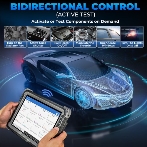 TOPDON Phoenix Plus Integrated Diagnostic Tool Bi-Directional Control Topology Mapping 41 Maintenance Services ECU Coding FCA SGW AutoAuth