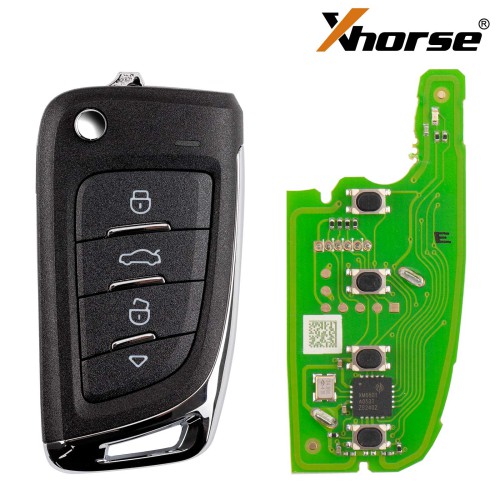 [5Pcs/Lot] XHORSE XKM800EN Universal Flip Remote Key 4 Buttons Knife Style