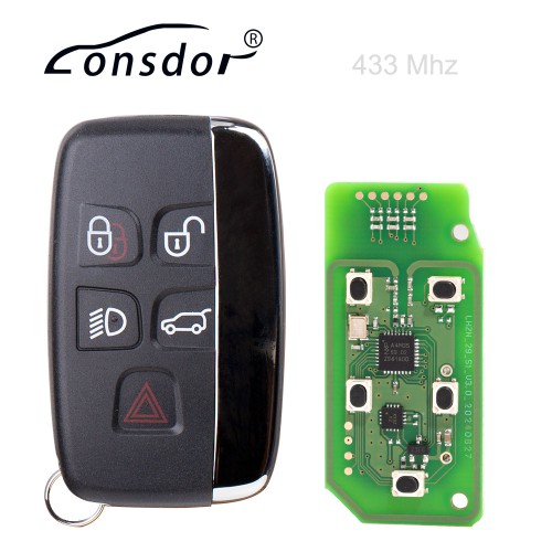 [UK Ship] Lonsdor JLR 2015-2018 Land Rover& Jaguar Smart Key 315MHZ/433MHz with JLR License 2015 - 2021 Add Key/ AKL via OBD