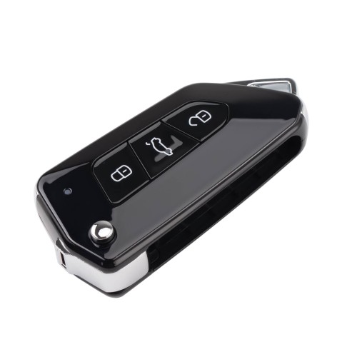 [5Pcs/Lot] XHORSE XKGA83EN All Black 3 Buttons Second Generation Universal Wired Remote Key