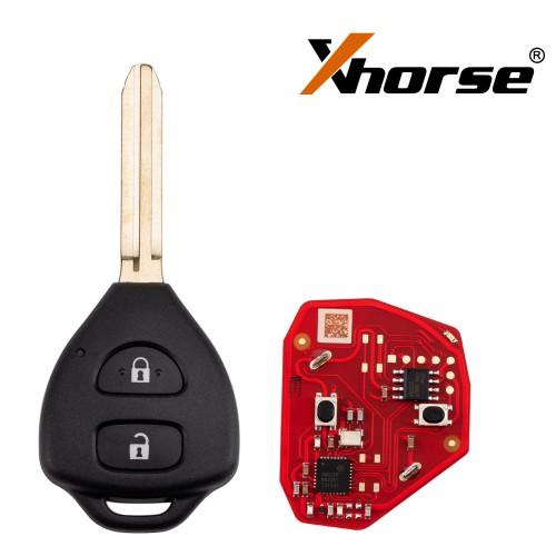 [5Pcs/Lot] XHORSE XKTO25EN for Toyota Models 2 Buttons Triangle Second Generation Wired Remote Keys