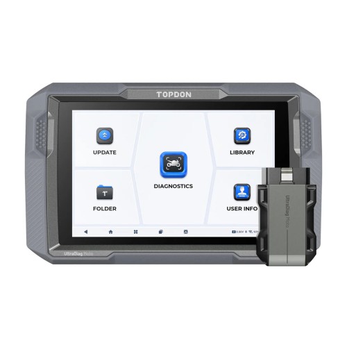 [UK/EU Ship] TOPDON UltraDiag Ultra Diag Moto 8 inch Wireless Motorcycle Diagnostic Tool Bi-directional Support 81+ Brands 40+ Service Functions