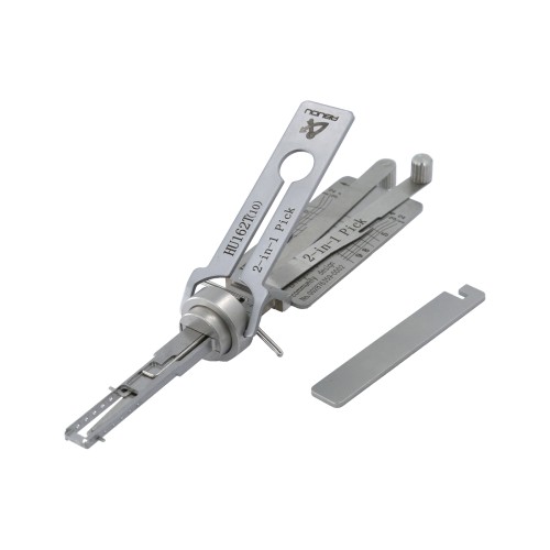 Abudun ABUDU HU162T-10 Internal Milling Six-Track Unlocking and Decoding 2-in-1 Tool, Depth (10-cut) IC CARD: 1421