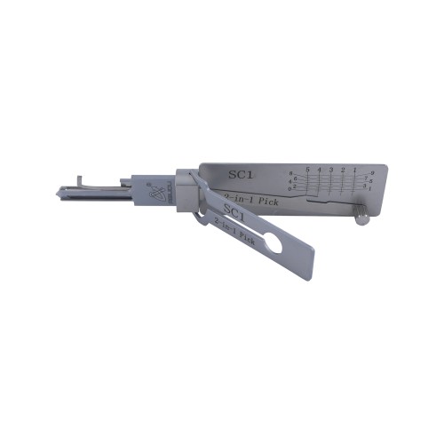 Abdun ABUDU SC1 (Schlage) Flat Milling Single Track Opening and Reading Teeth 2-in-1 Tool, Tooth Depth (5-cut) IC CARD: 871
