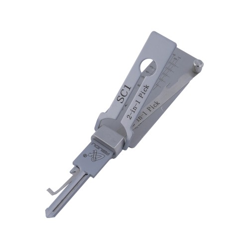 Abdun ABUDU SC1 (Schlage) Flat Milling Single Track Opening and Reading Teeth 2-in-1 Tool, Tooth Depth (5-cut) IC CARD: 871