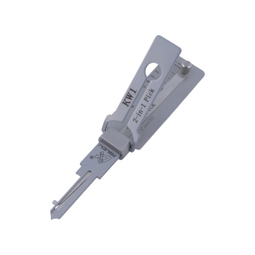 Aboton ABUDU KW1 Flat Milling Single Track Unlocking and Decoding 2-in-1 Tool, Tooth Depth (5-cut) IC CARD: 312