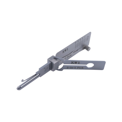 Aboton ABUDU KW1 Flat Milling Single Track Unlocking and Decoding 2-in-1 Tool, Tooth Depth (5-cut) IC CARD: 312