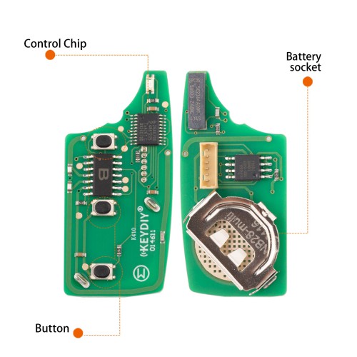 [5Pcs/Lot] KEYDIY KD NB28-3 Universal Remote Key 3 Buttons