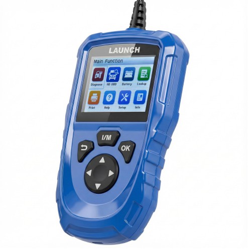 Launch CR HD V2 New Generation Heavy-duty Truck Tool Standard Configuration Supports J1708/ J1939/ J1979/ J1850/ PWM and VPW Protocols